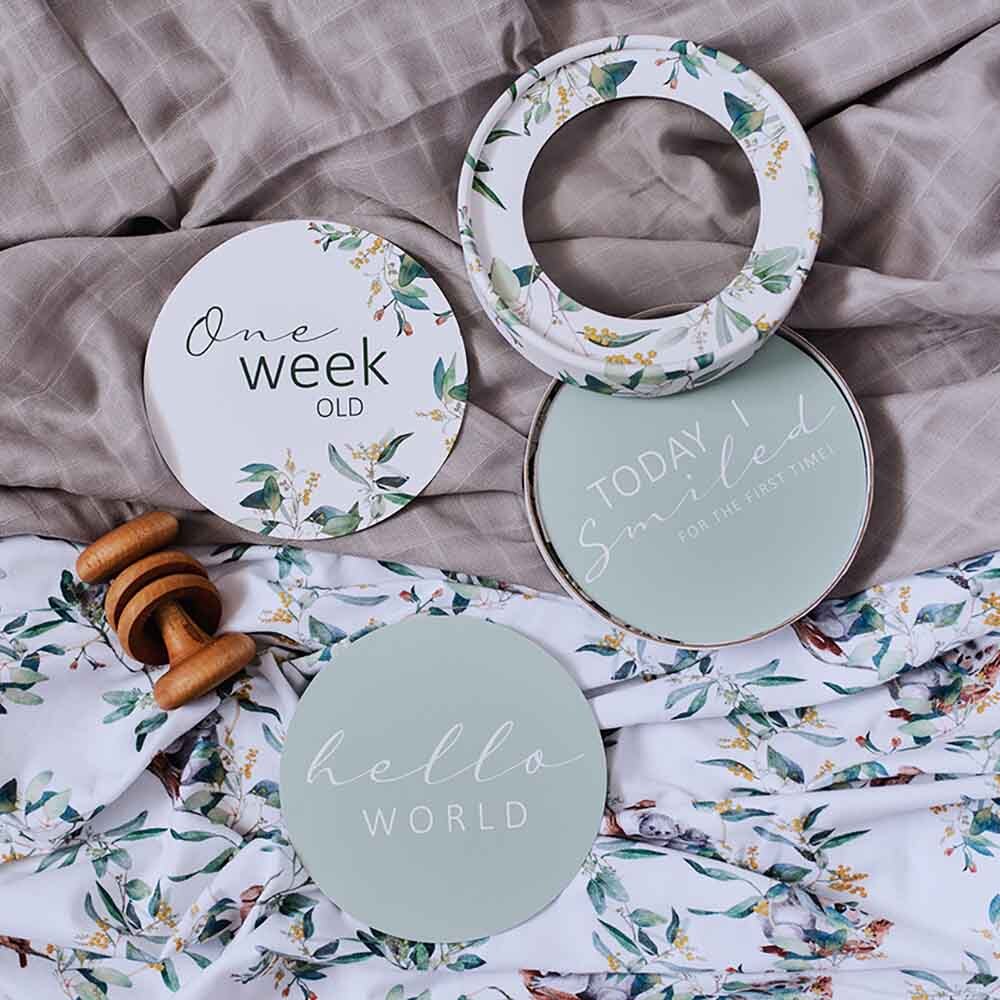 Eucalypt & Sage Milestone Cards