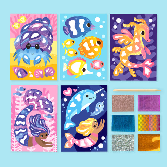 Tiger Tribe - Foil Art - Ocean Magic