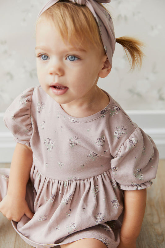 Jamie Kay - Organic Cotton Penny Dress - Lauren Floral Fawn