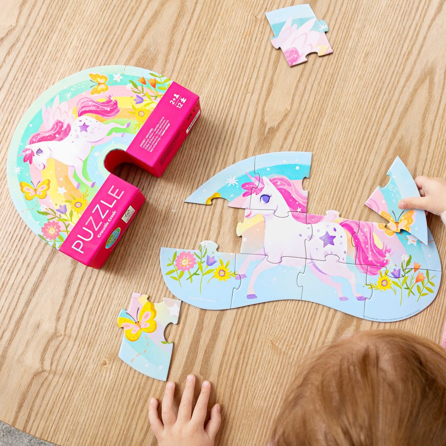 Crocodile Creek - Mini Puzzle 12 pc - Sweet Unicorn