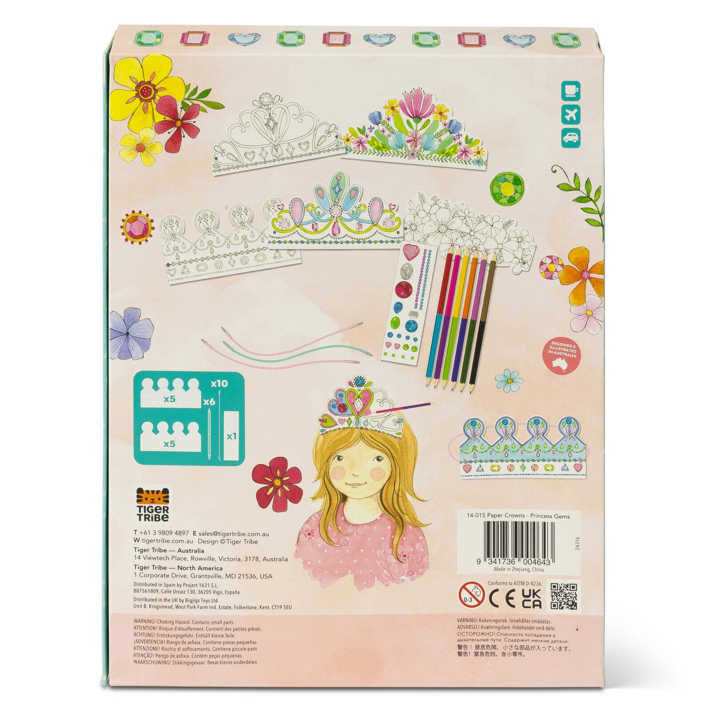 Tiger Tribe - Paper Crowns - Princess Gems