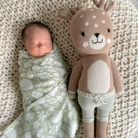 Fox & Fallow - Zanzibar Organic Muslin Wrap Swaddle