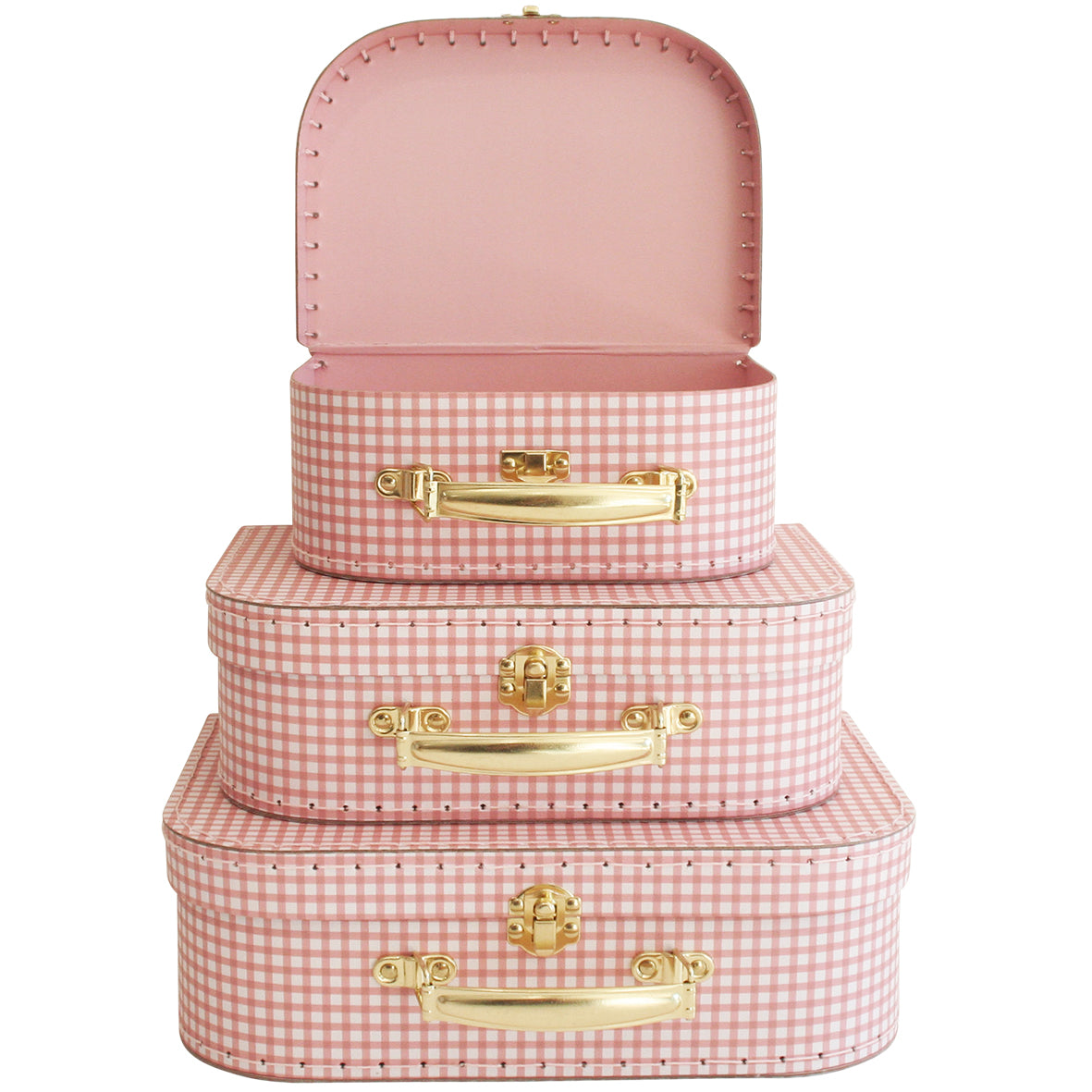 Alimrose - Kids Carry Case Set - Gingham