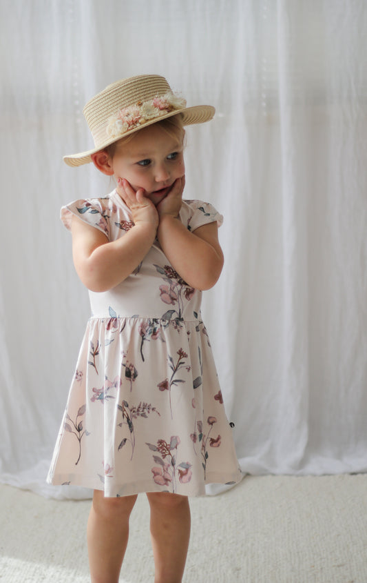 Florence Flutter Dress by Burrow and Be