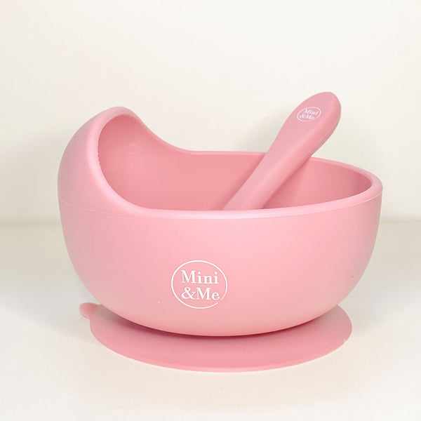 Guava Mini and Me Wave Bowl and Spoon