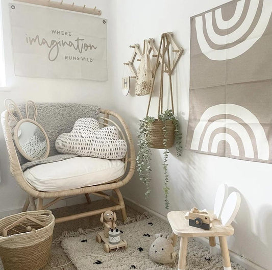 Leonie and the Leopard - Imagination Wall Flag