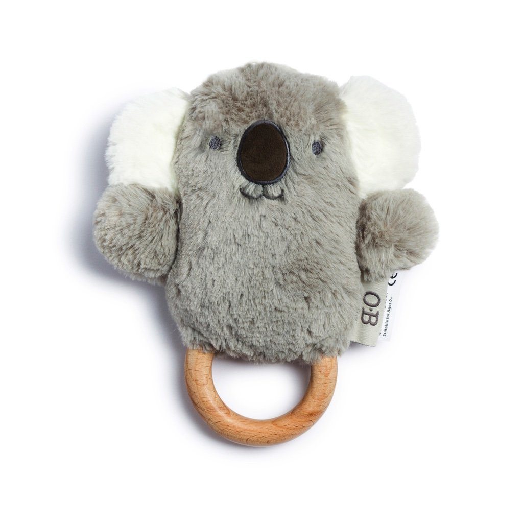 Kelly Koala Wooden Baby Teether | OB Designs