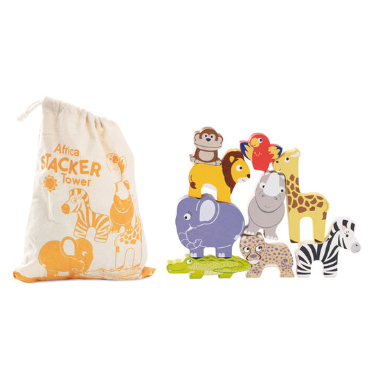 Le Toy Van - Petilou Africa Stacking Animals