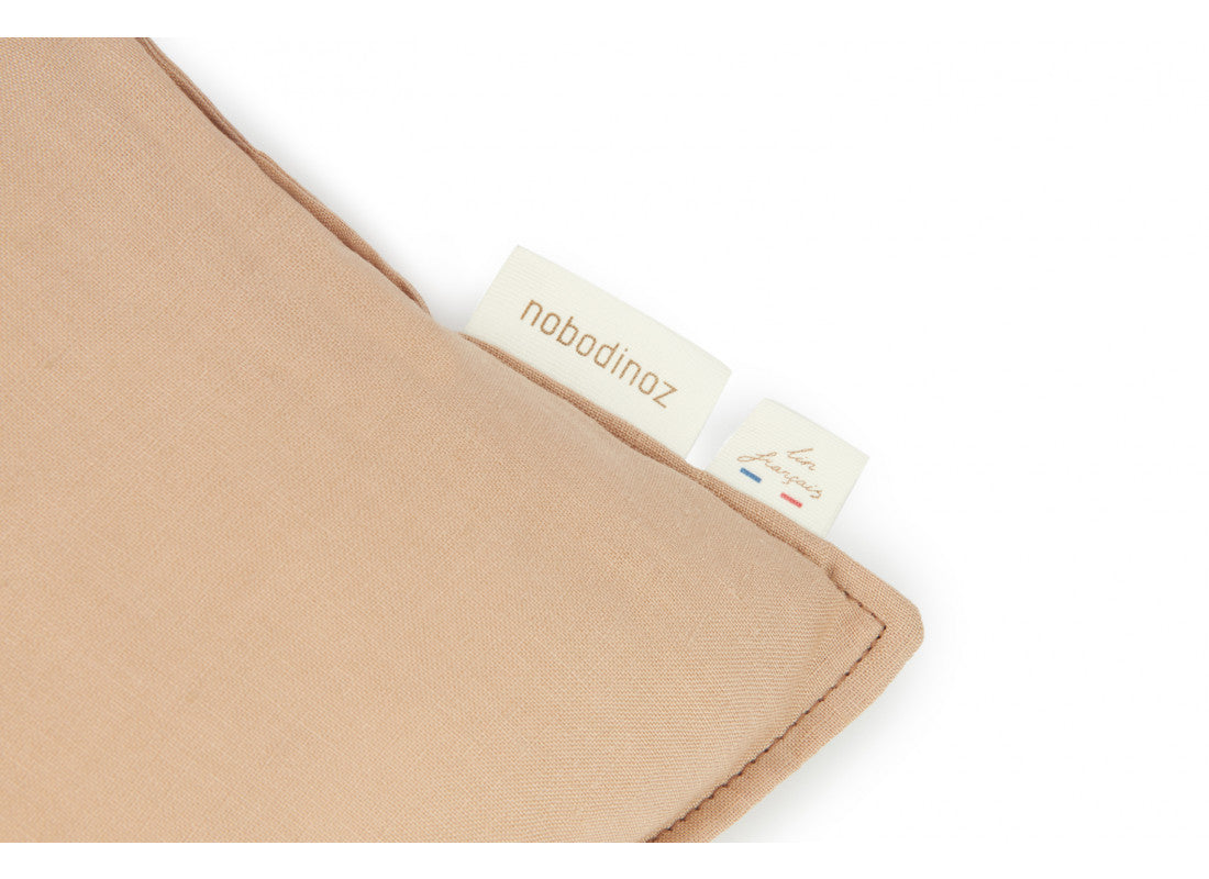 Nobodinoz Lin Français Rectangular Cushion - Sand