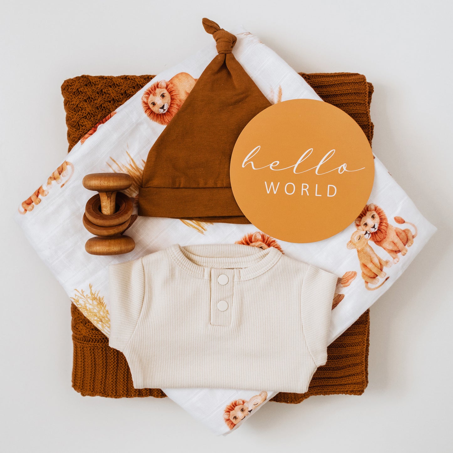 Snuggle Hunny Kids - Muslin Wrap - Lion