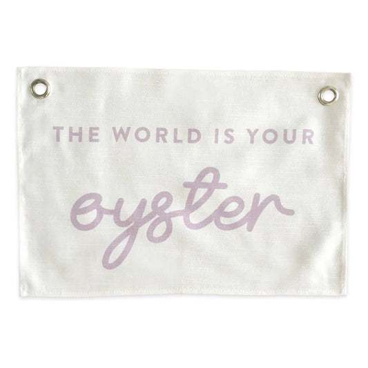 Leonie and the Leopard - Oyster Wall Banner