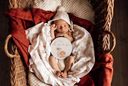 Paradise and Sunset Milestone Cards | Snuggle Hunny Kids