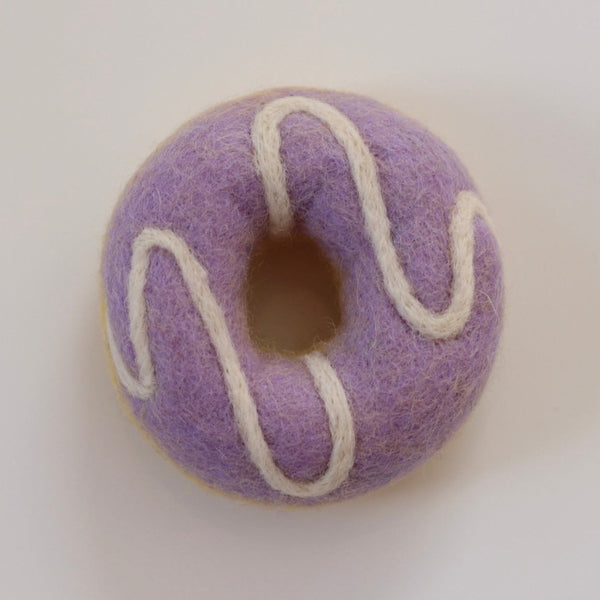 Juni Moon Purple Swirl Donut
