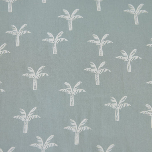 Mulberry Threads Fitted Bassinet Sheet - Sage Palms