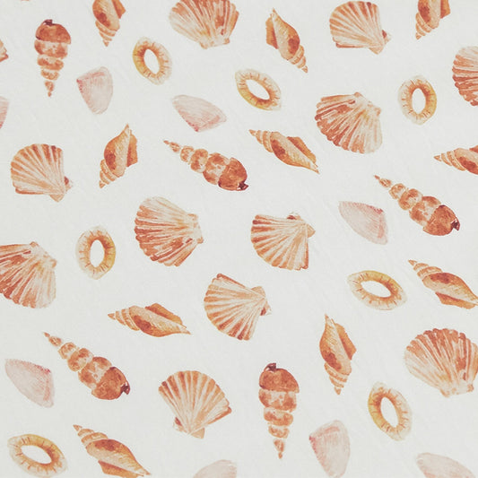 Mulberry Threads Fitted Bassinet Sheet - Shells