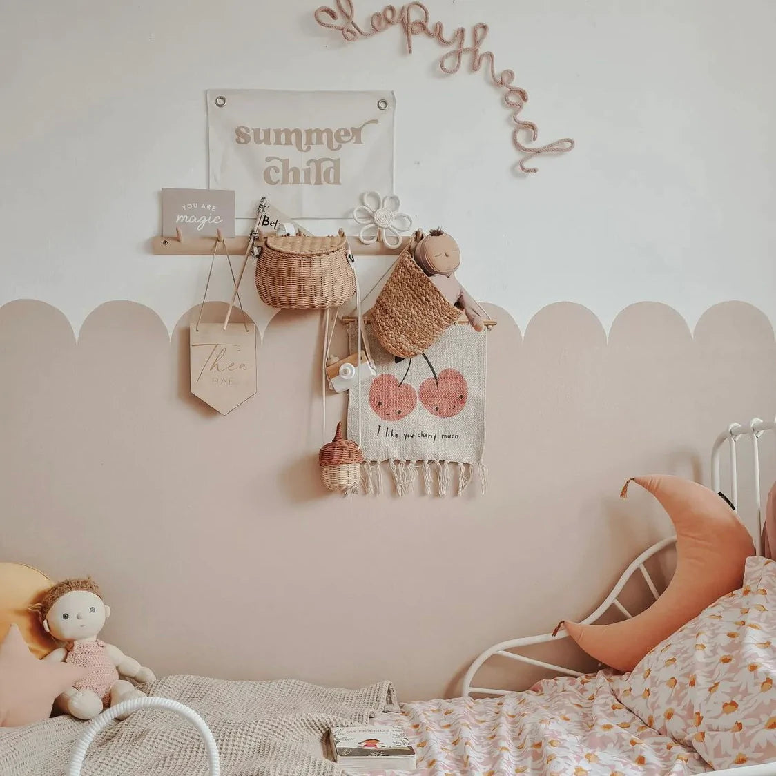 Leonie and the Leopard - Summer Child Wall Banner