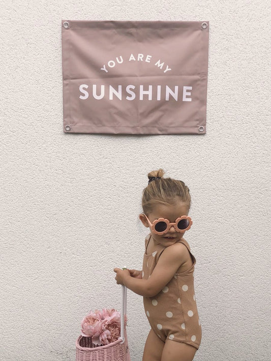 Leonie and the Leopard - Sunshine Outdoor Flag