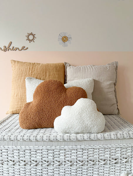 Little Bambino Bear - Boucle Teddy Cloud Cushion