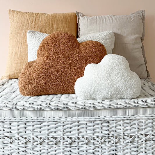Little Bambino Bear - Boucle Teddy Cloud Cushion