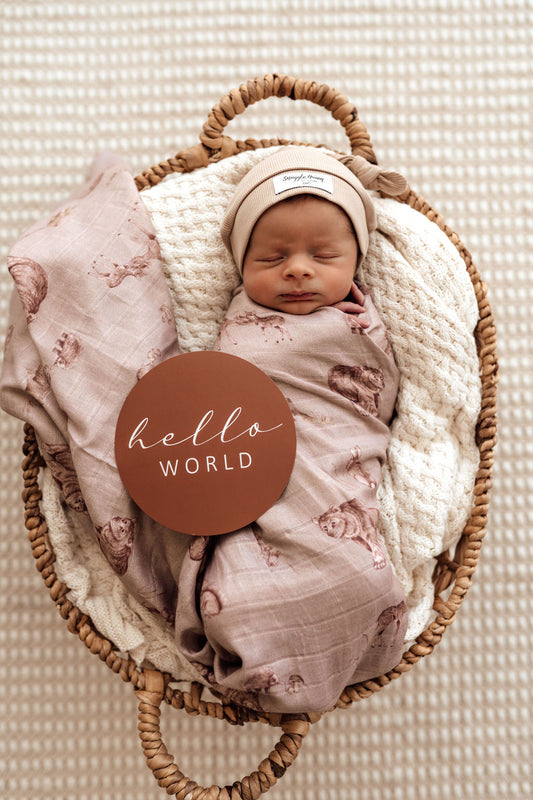 Snuggle Hunny Kids - Muslin Wrap - Woodland