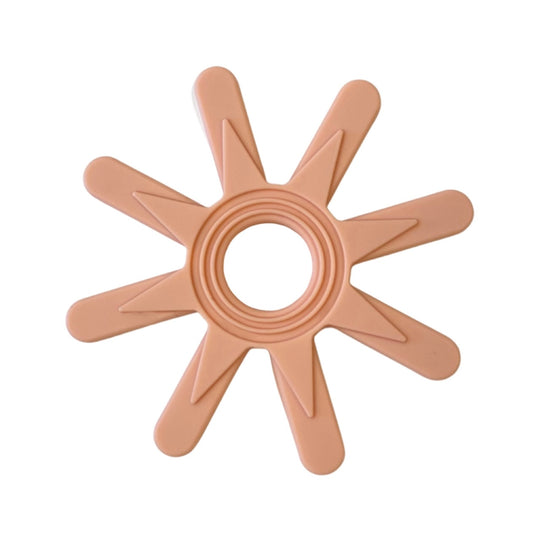 Peach Sun Teether - Nature Bubz - Little Bambino Bear