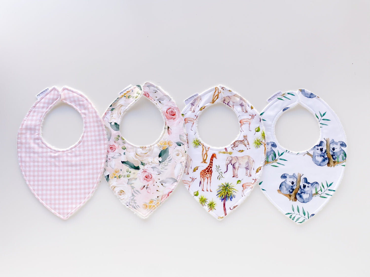 Handmade baby bibs