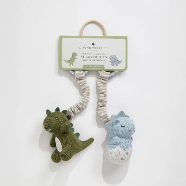2 Pack Stroller Toys - Dinosaurs
