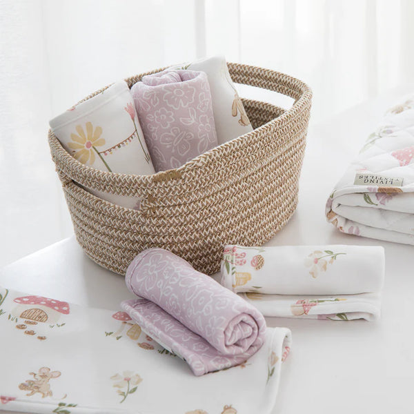 3 Pack Organic Wash Cloths - Whimsical Wonderland