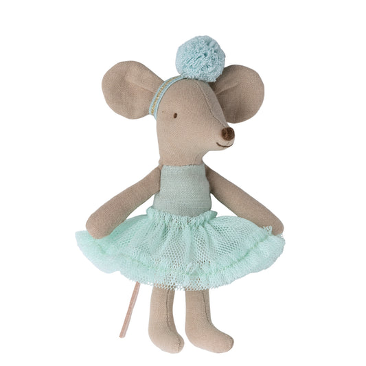Maileg Ballerina Mouse Little Sister light mint