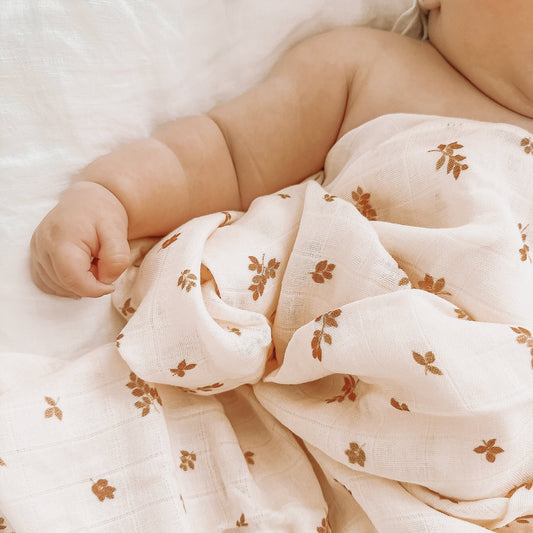 Fox & Fallow - Birch Organic Muslin Wrap Swaddle
