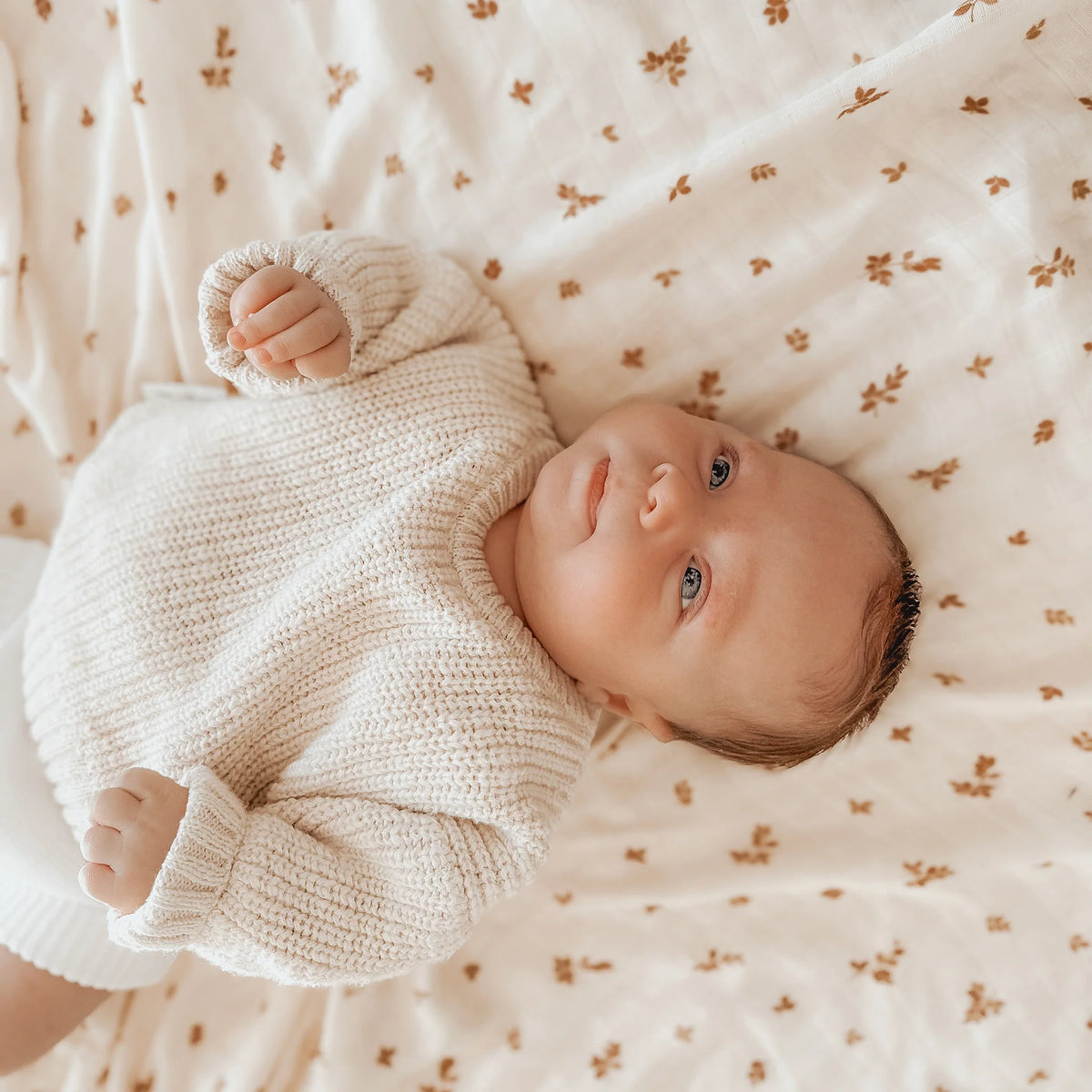 Fox & Fallow - Birch Organic Muslin Wrap Swaddle