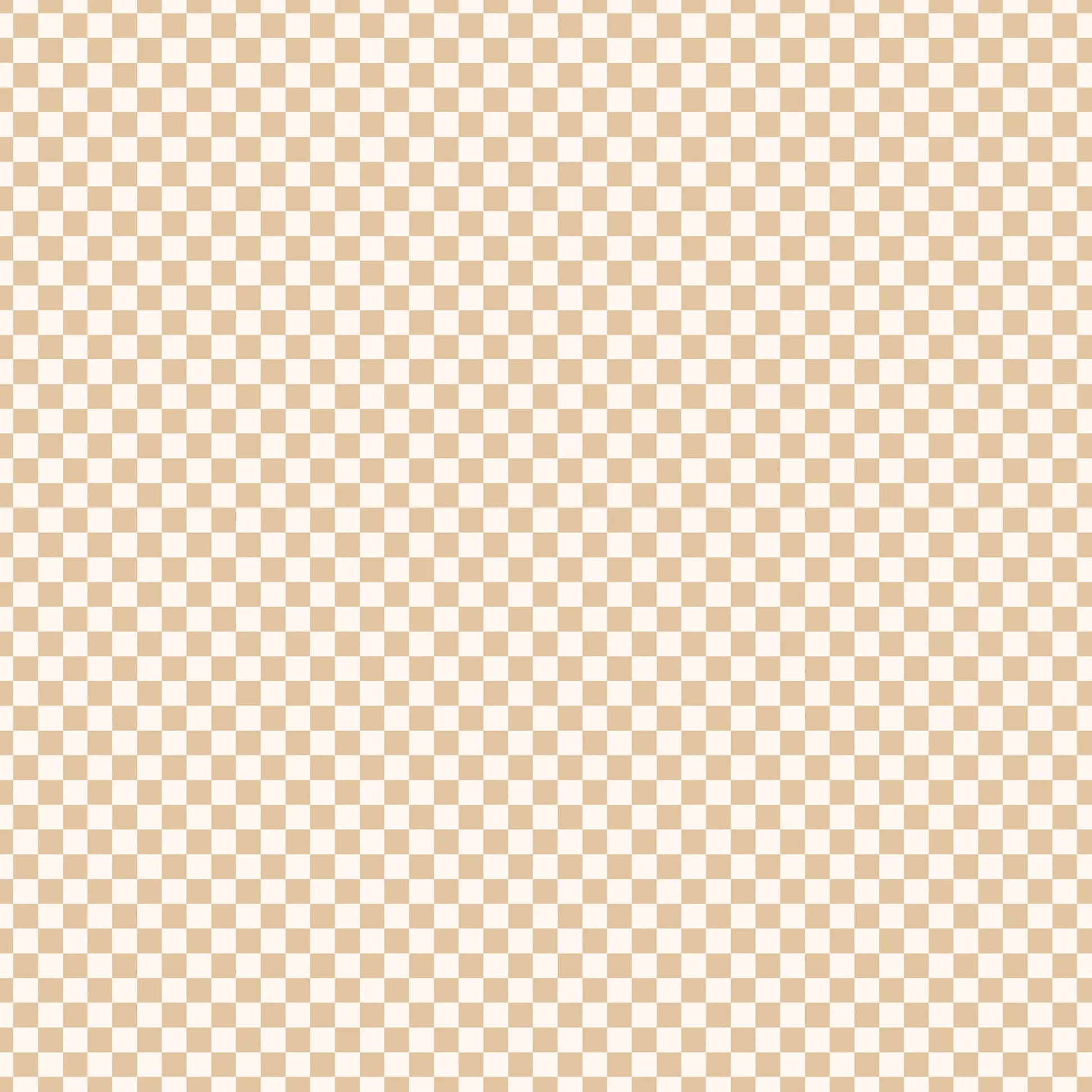 Beige and white checkered pattern