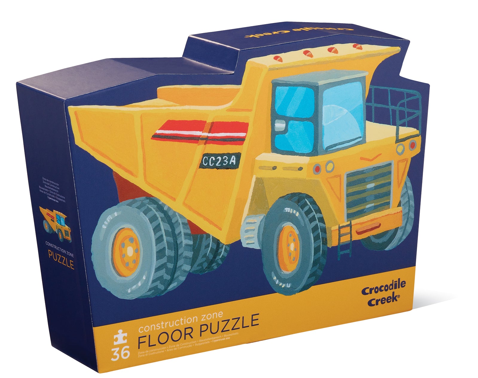 Crocodile Creek - Classic Floor Puzzle - 36 pc - Construction Zone