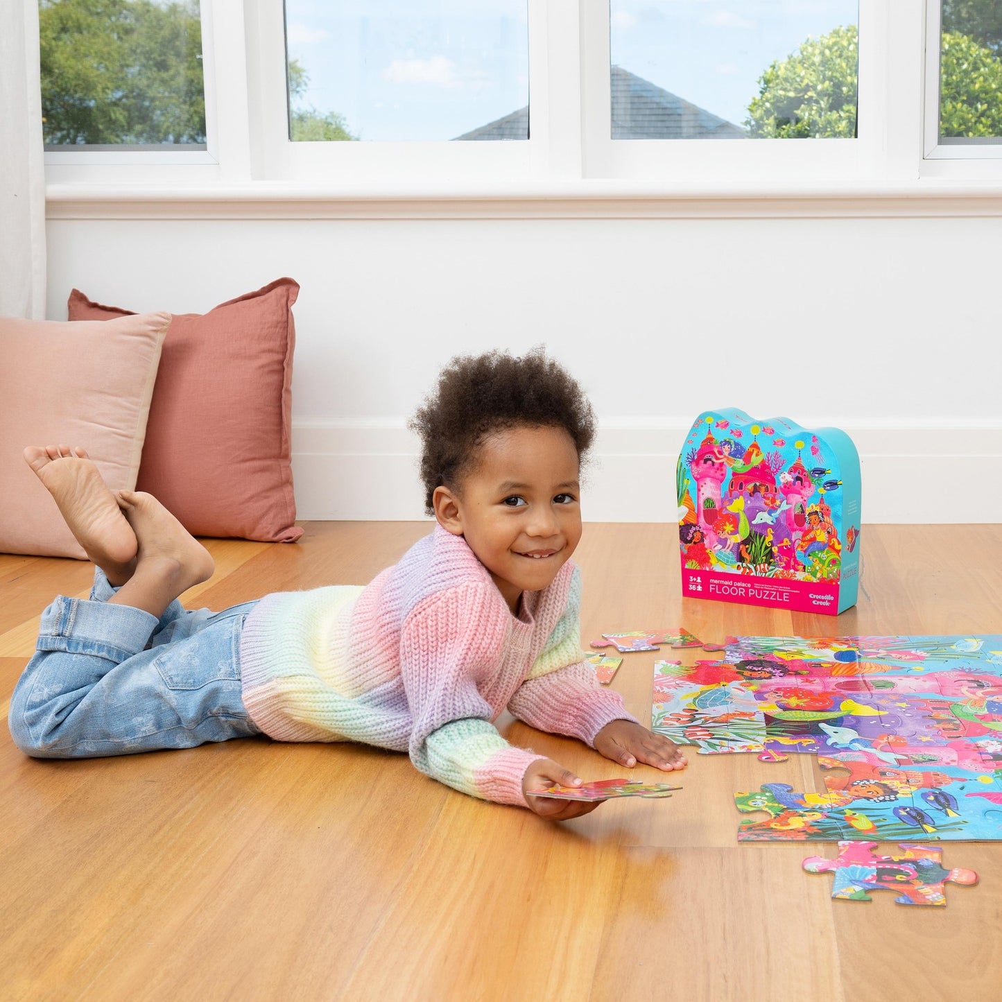 Crocodile Creek - Classic Floor Puzzle 36 pc - Mermaid Palace