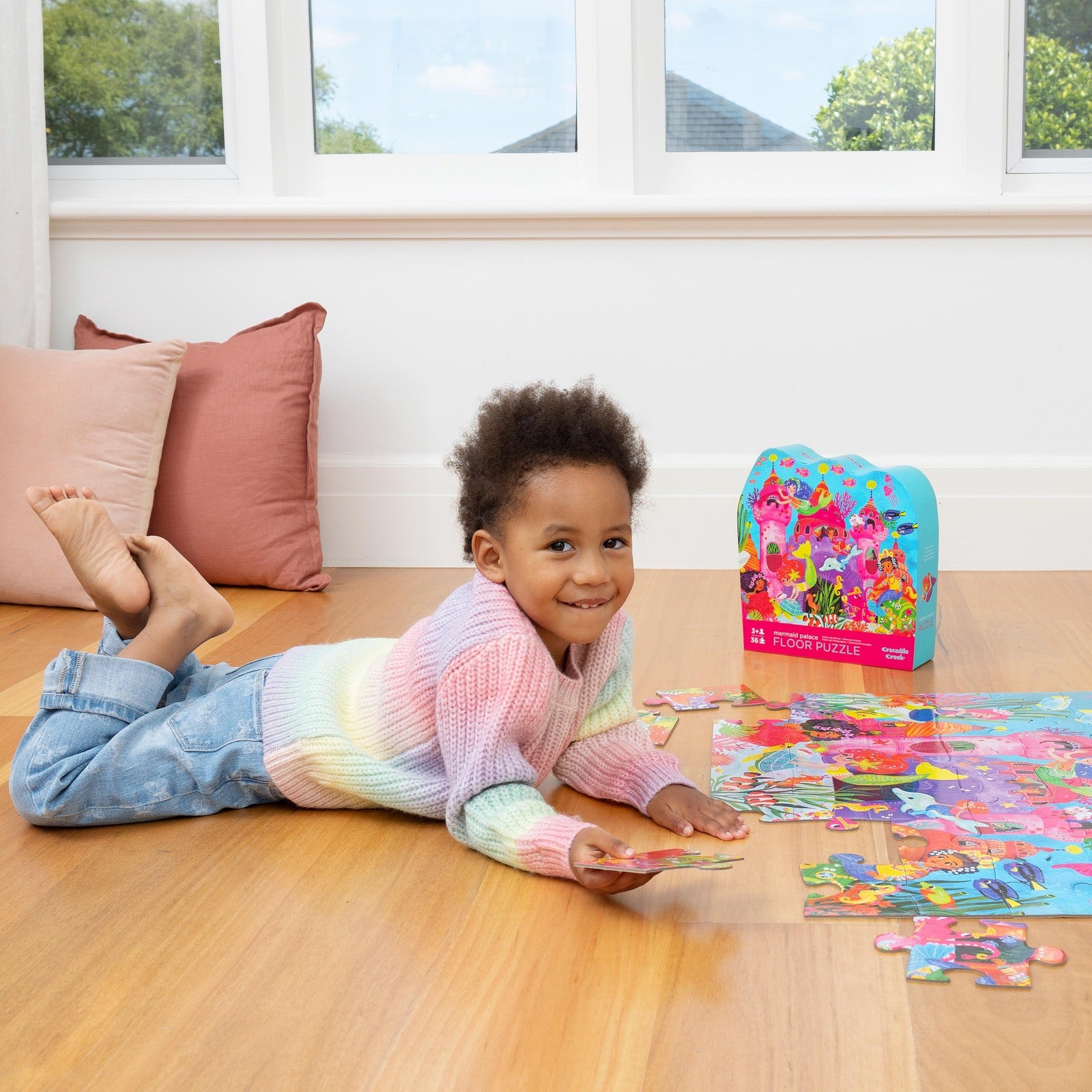 Crocodile Creek - Classic Floor Puzzle 36 pc - Mermaid Palace