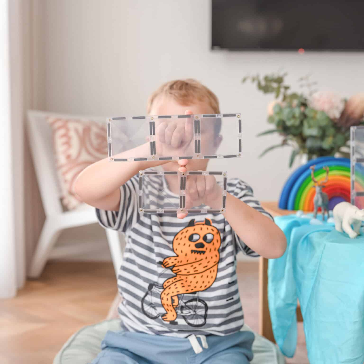 Connetix - Clear Rectangle Pack 12 pc