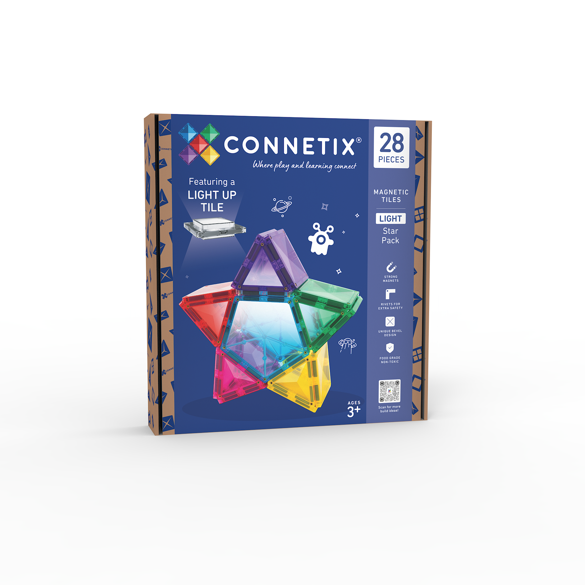 Connetix - Light Star Pack 28 pc | Little Bambino Bear Perth