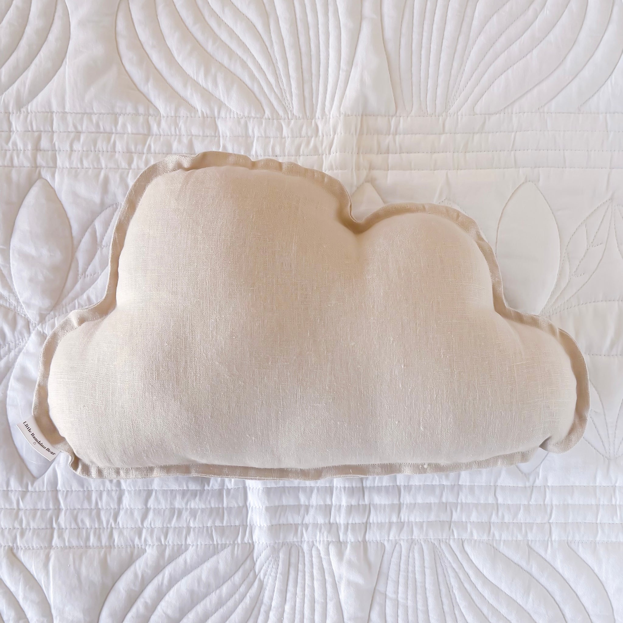 Cream Linen Cloud Cushion
