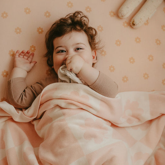 Fox & Fallow - Daisy Chain Organic Fitted Cot Sheet