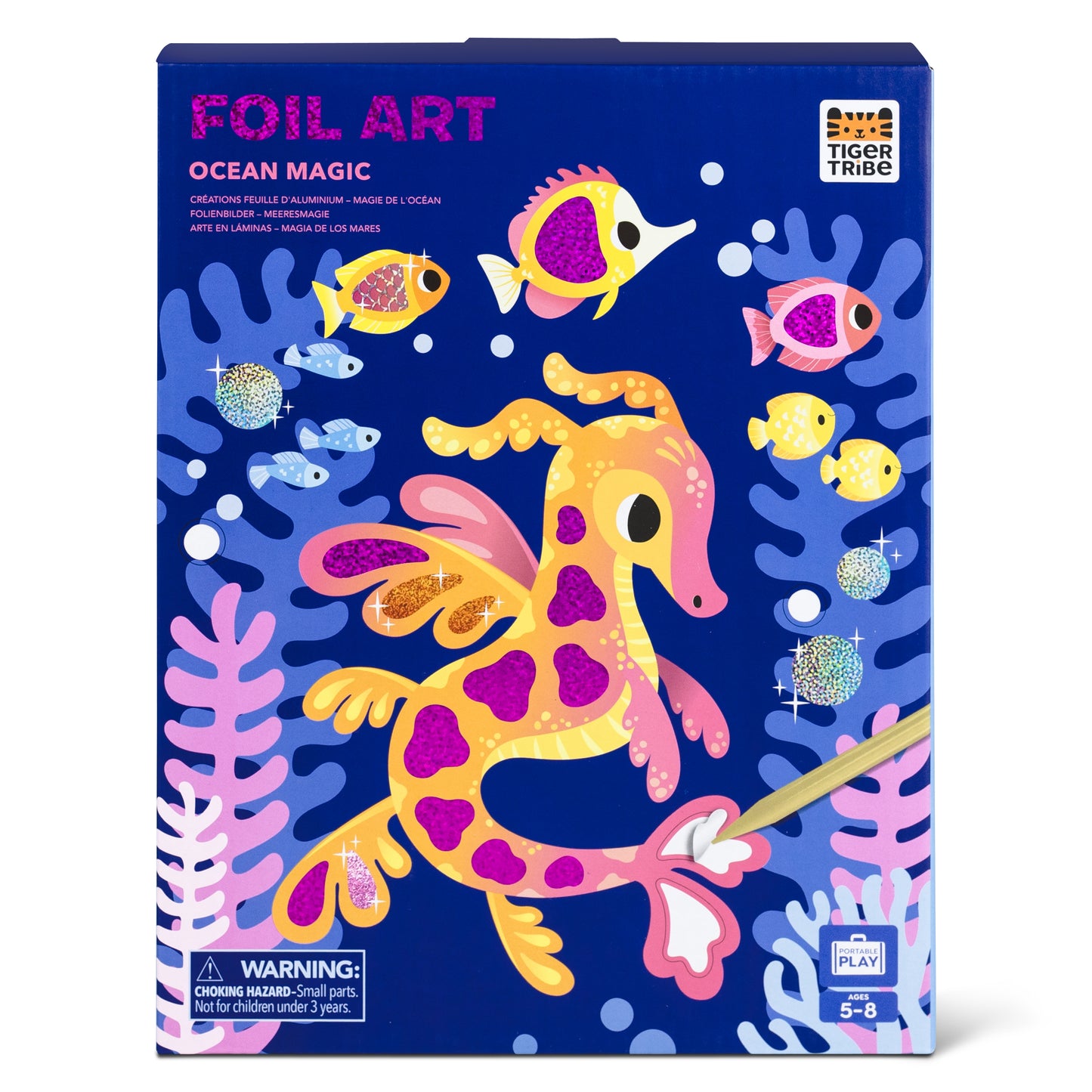 Tiger Tribe - Foil Art - Ocean Magic