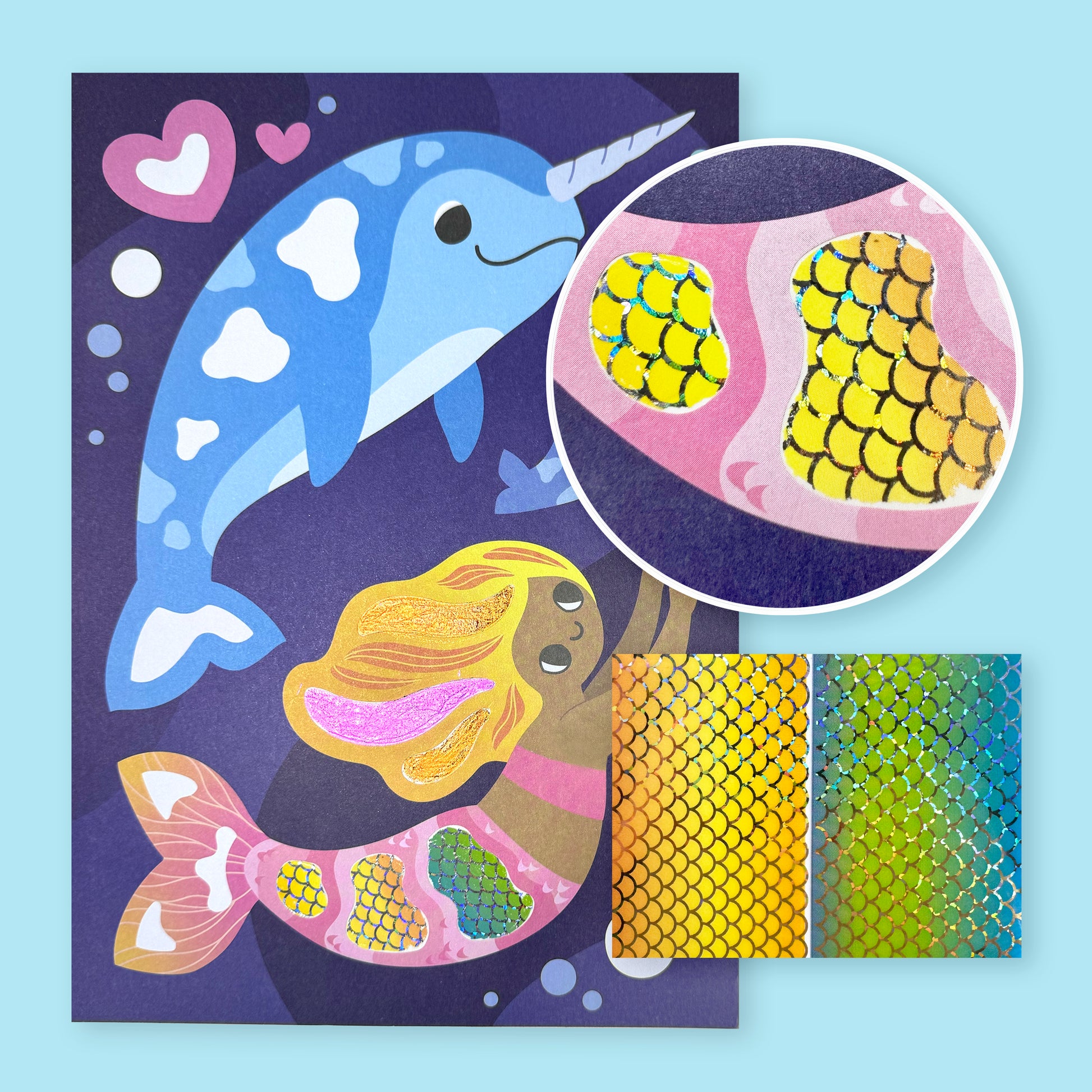 Tiger Tribe - Foil Art - Ocean Magic