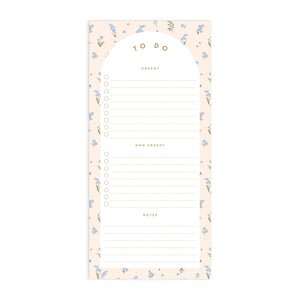 Fox & Fallow - Forget-Me-Not DL To Do Magnet Notepad