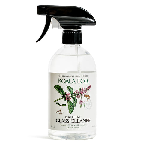 Koala Eco Glass Cleaner with Peppermint essential oil in 500ml bottle