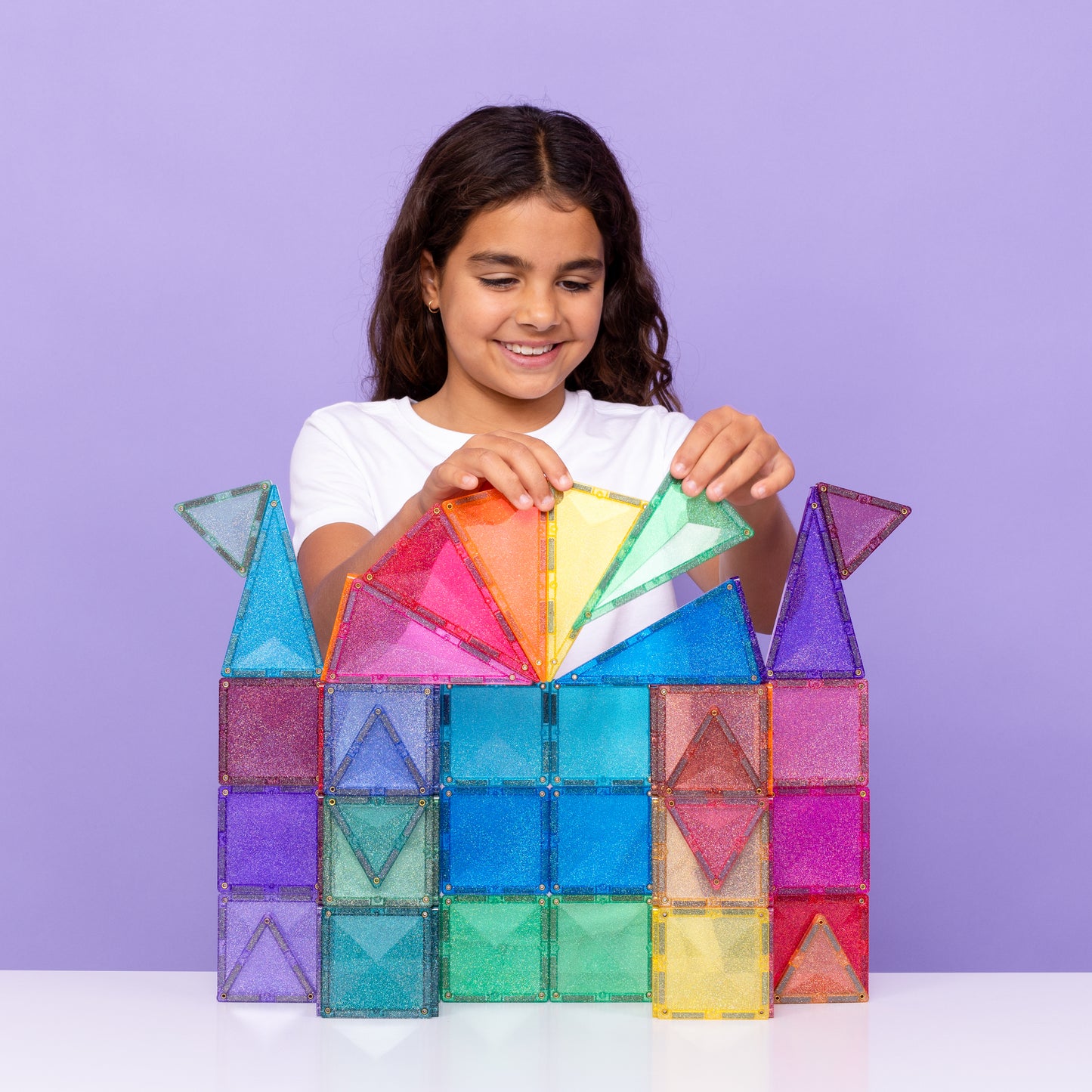 Connetix - Glitter Castle Pack 48pc Perth WA