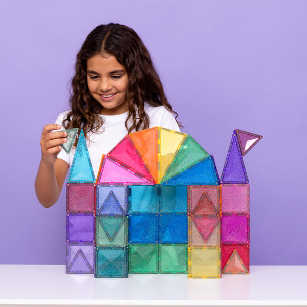 Connetix - Glitter Castle Pack 48pc Perth WA