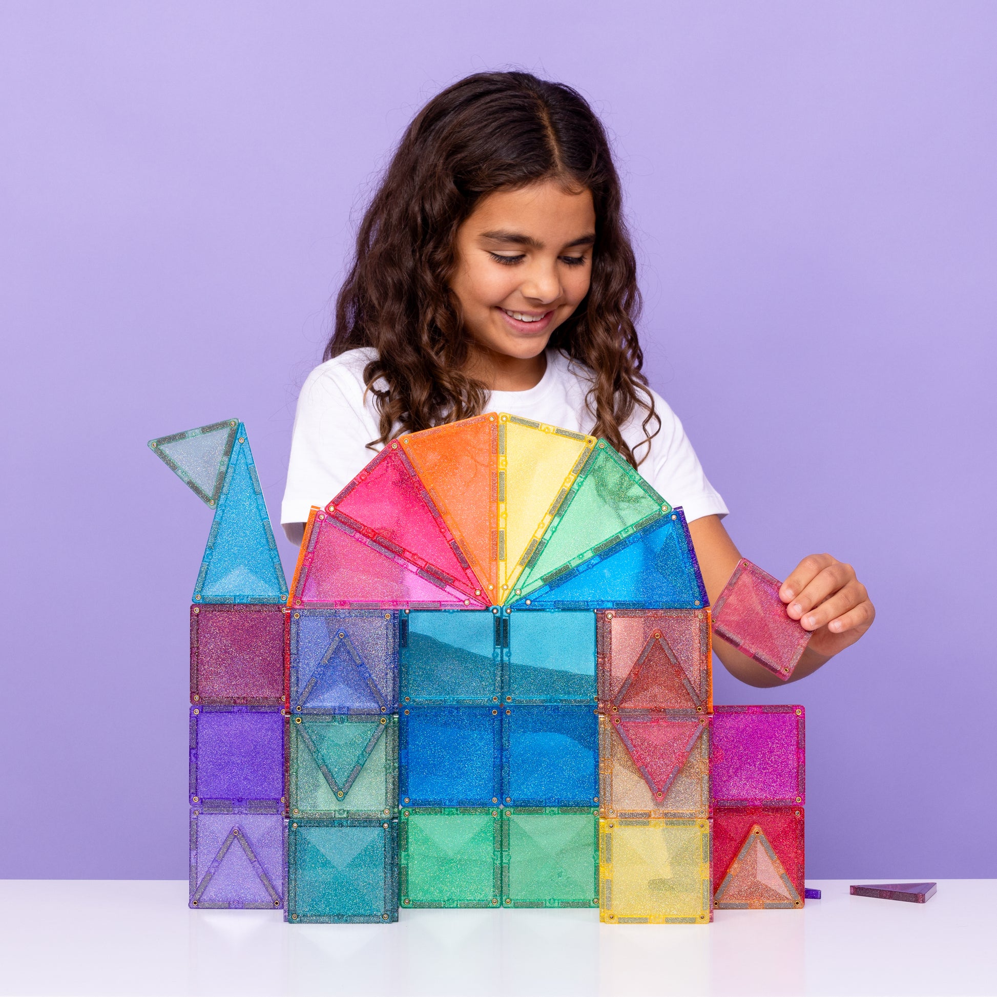 Connetix - Glitter Castle Pack 48pc Perth WA