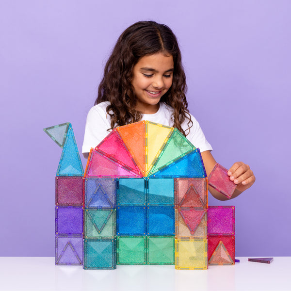 Connetix - Glitter Castle Pack 48pc Perth WA