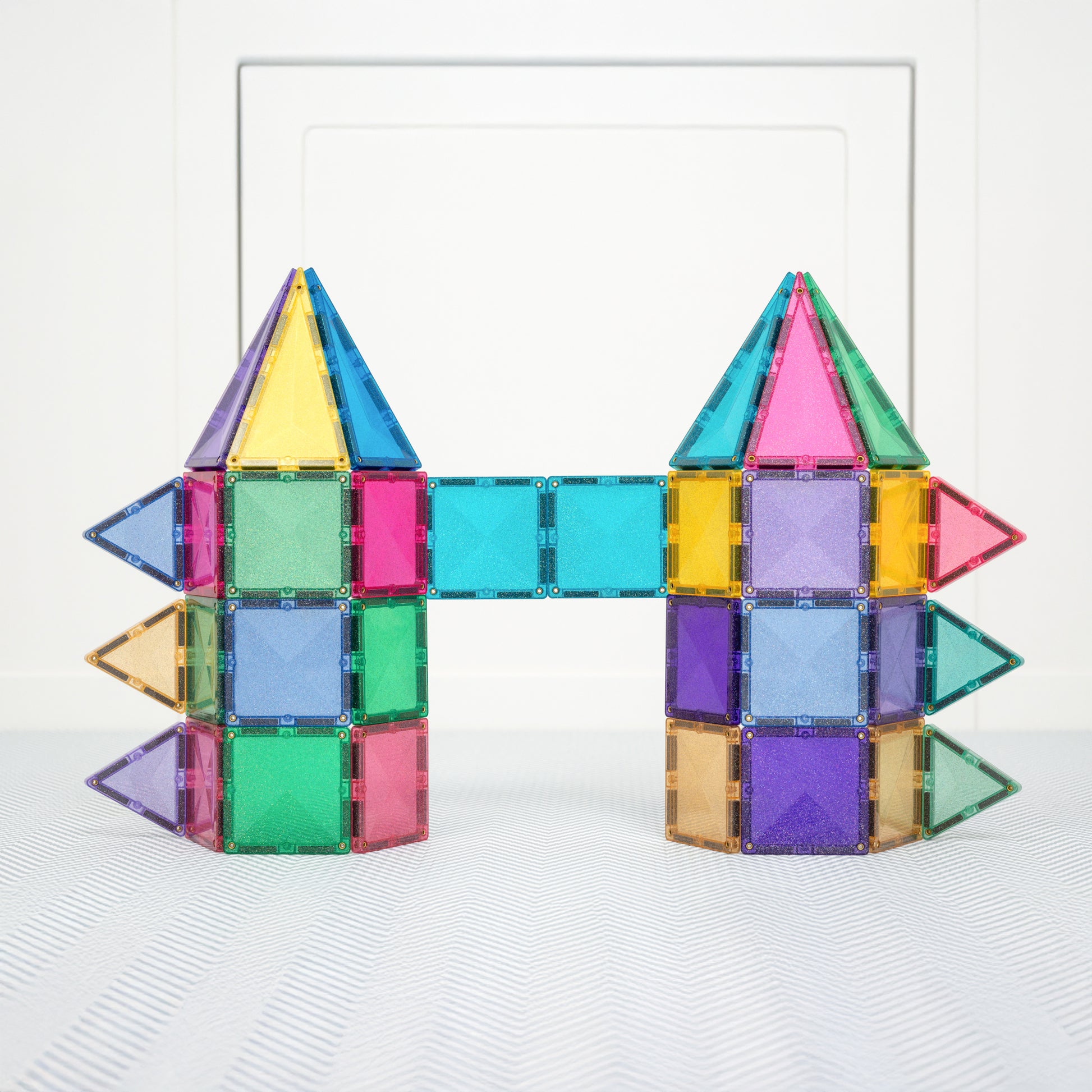 Connetix - Glitter Castle Pack 48pc Perth WA