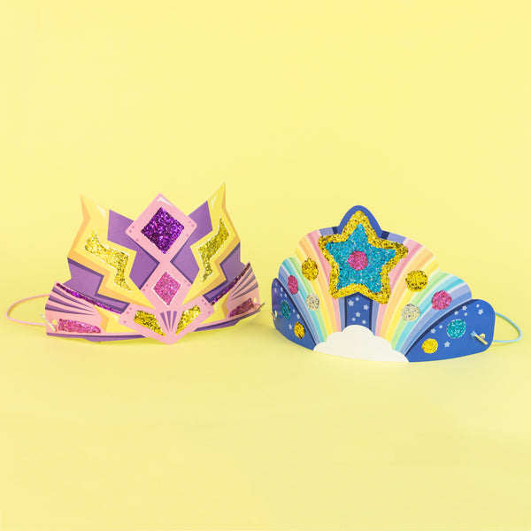 Tiger Tribe - Glitter Goo Crowns - Super Rainbow