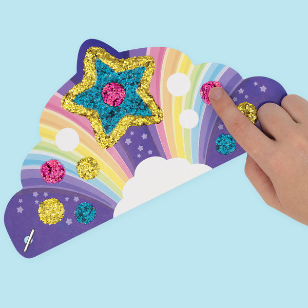 Tiger Tribe - Glitter Goo Crowns - Super Rainbow